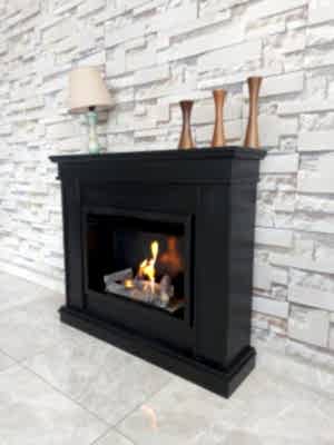 CLASSICAL BLACK BACASIZ ŞÖMİNE-1