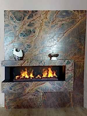 3D Su Buharlı Elektrikli Şömine 150-4