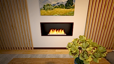 BLUEFLAME FLUSH 100 ANKASTRE BACASIZ ŞÖMİNE-7