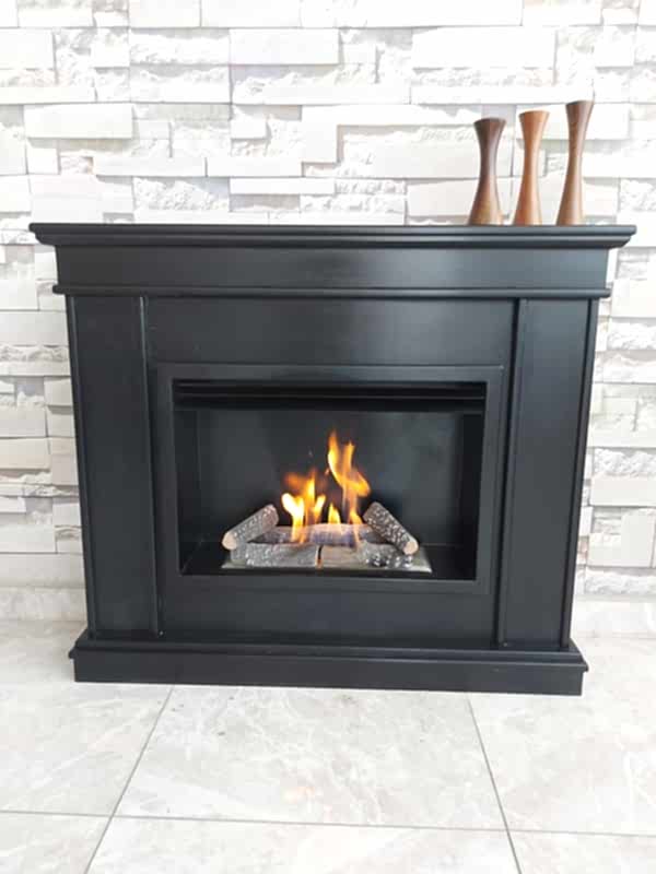 CLASSICAL BLACK BACASIZ ŞÖMİNE