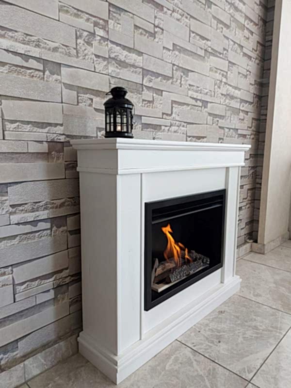 CLASSICAL WHITE BACASIZ ŞÖMİNE