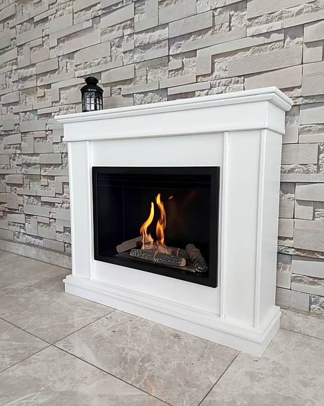 CLASSICAL WHITE BACASIZ ŞÖMİNE