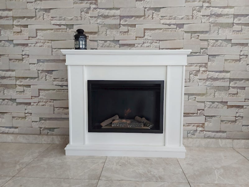 CLASSICAL WHITE BACASIZ ŞÖMİNE