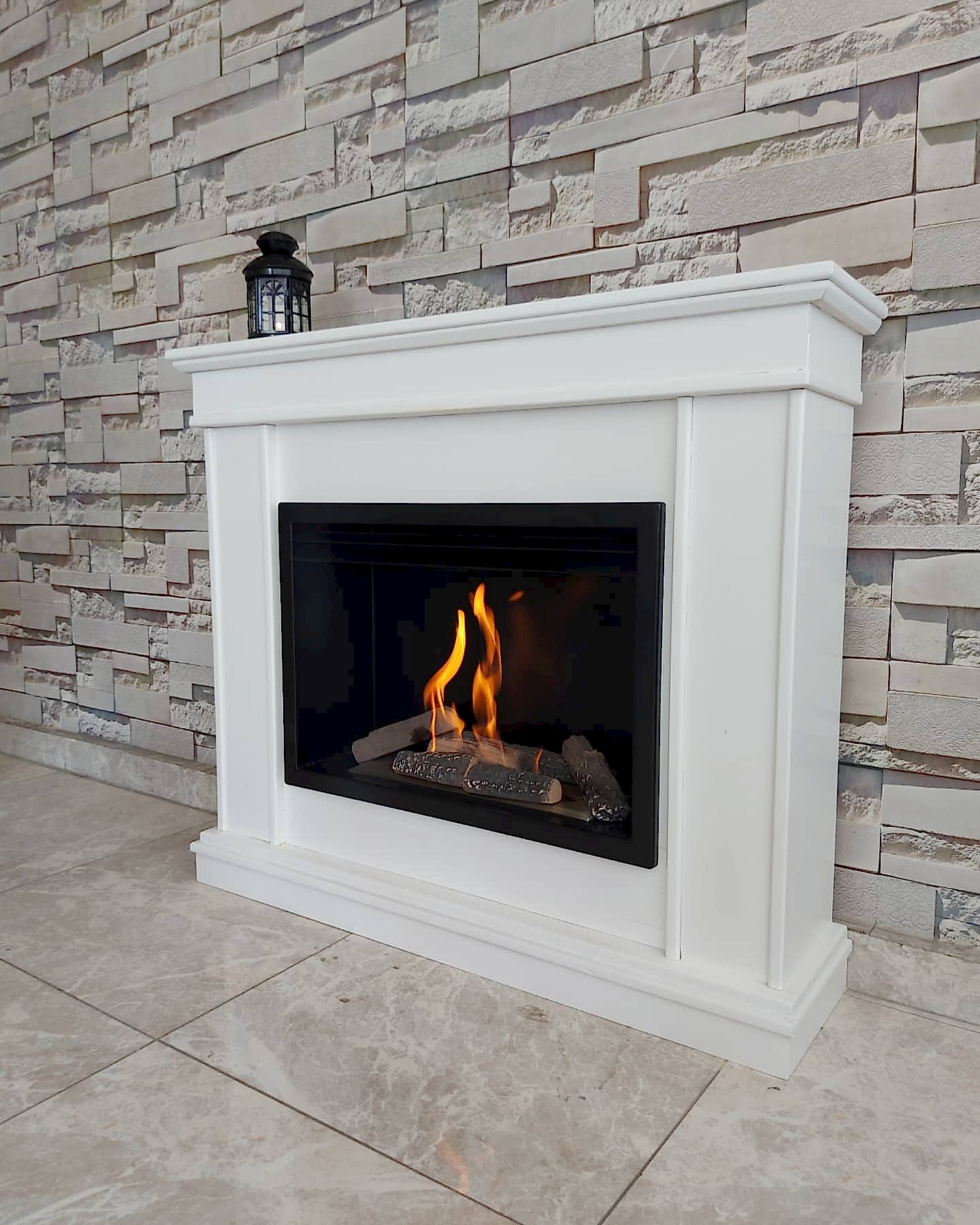 CLASSICAL WHITE BACASIZ ŞÖMİNE